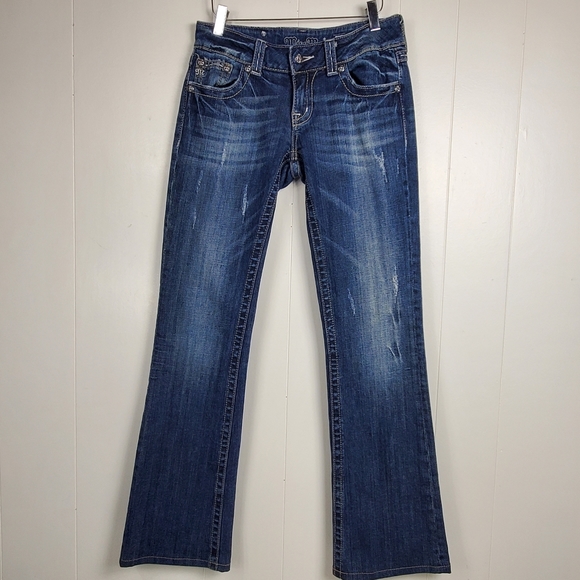Miss Me boot cut jeans JPW5078-4 size 28 - Picture 1 of 13